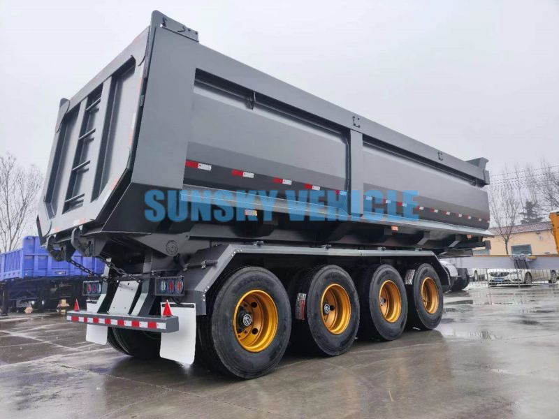 SUNSKY 4-Axle Dump Semi-trailer - Tipper semi-trailer: picture 5