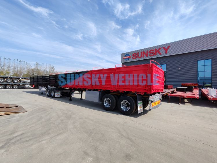 SUNSKY Interlink Semi Trailer - Dropside/ Flatbed semi-trailer: picture 3