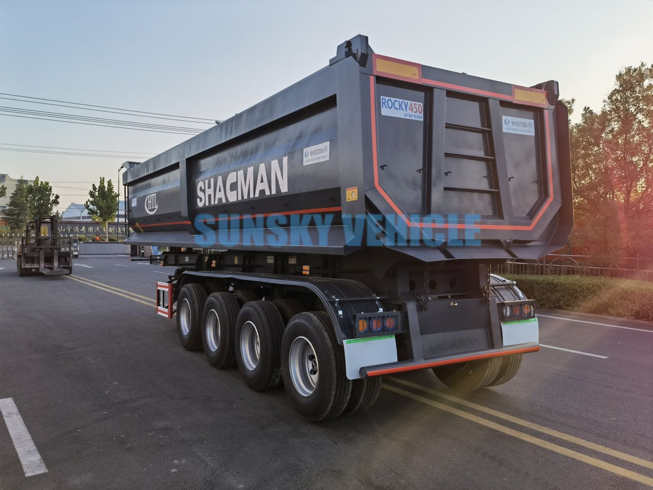 SUNSKY Tipper  Trailer - Tipper semi-trailer: picture 2