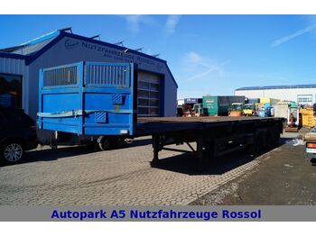 Dropside/ Flatbed semi-trailer Schmidt SP 37,6 E/12,8 Stahltransport Lenk ausziehb.: picture 1