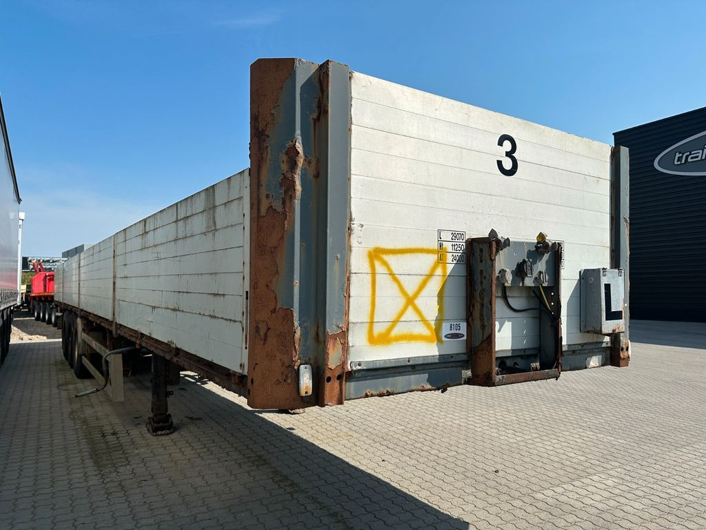 Low loader semi-trailer Schmidt Zorzi plateu auflieger / VIEL ROST: picture 3