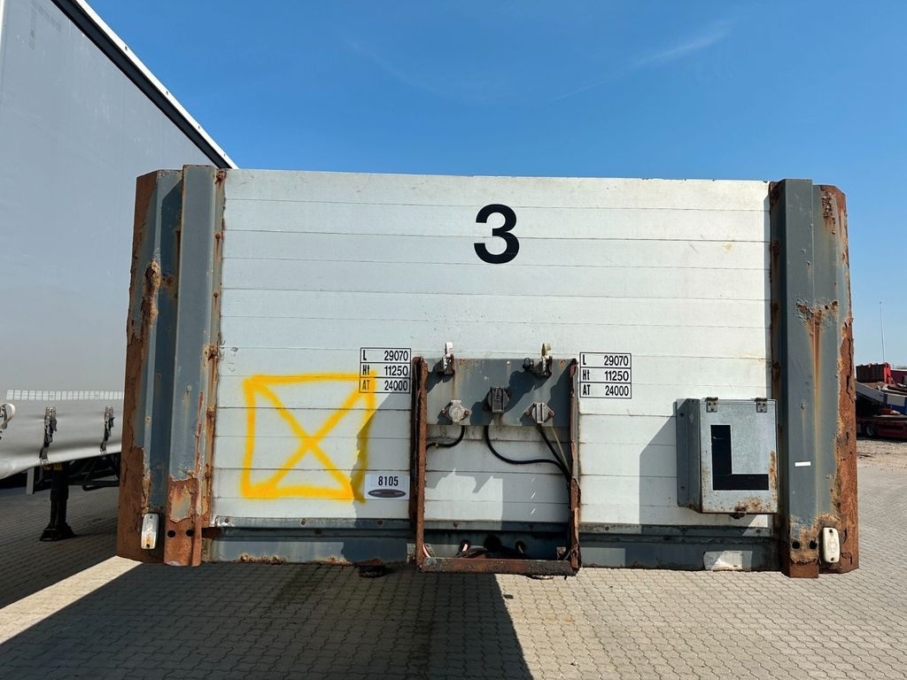 Low loader semi-trailer Schmidt Zorzi plateu auflieger / VIEL ROST: picture 2