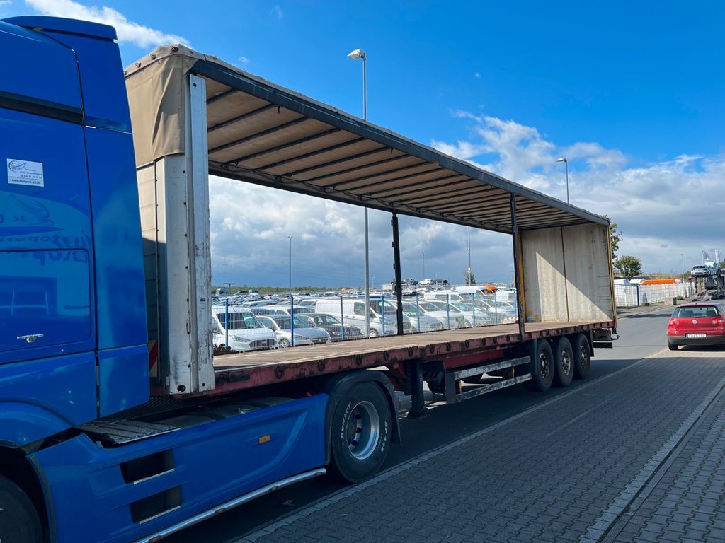 Schmitz Cargobull Auflieger Pritsche Plattform 3-Achser Liftachse  - Dropside/ Flatbed semi-trailer: picture 4