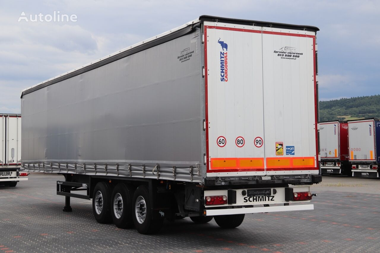 Schmitz Cargobull CURTAINSIDER / STANDARD / LIFTED AXLE / XL CODE / - Curtainsider semi-trailer: picture 4