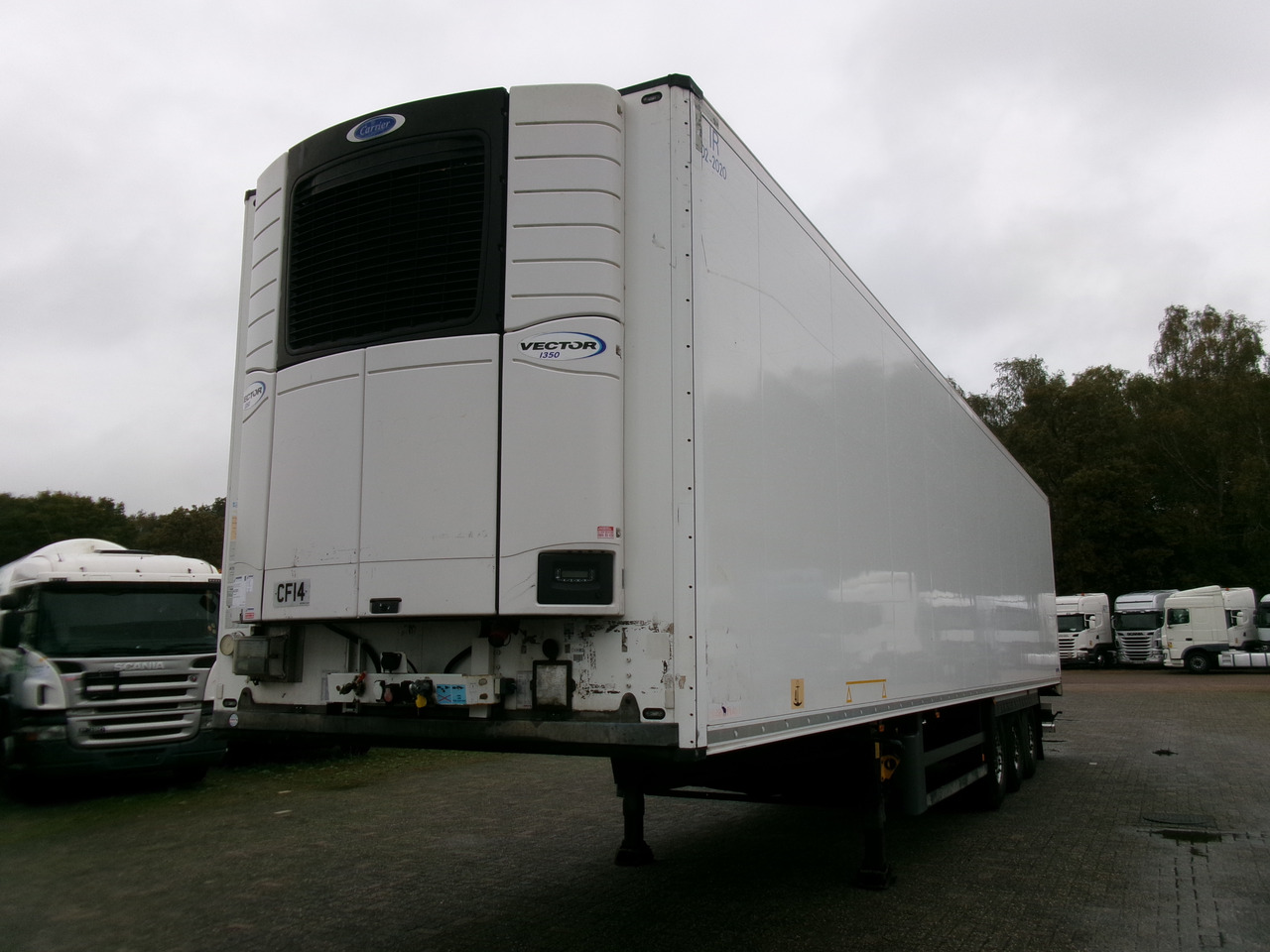 Schmitz Cargobull Frigo trailer + Carrier Vector 1350 - Refrigerator semi-trailer: picture 1