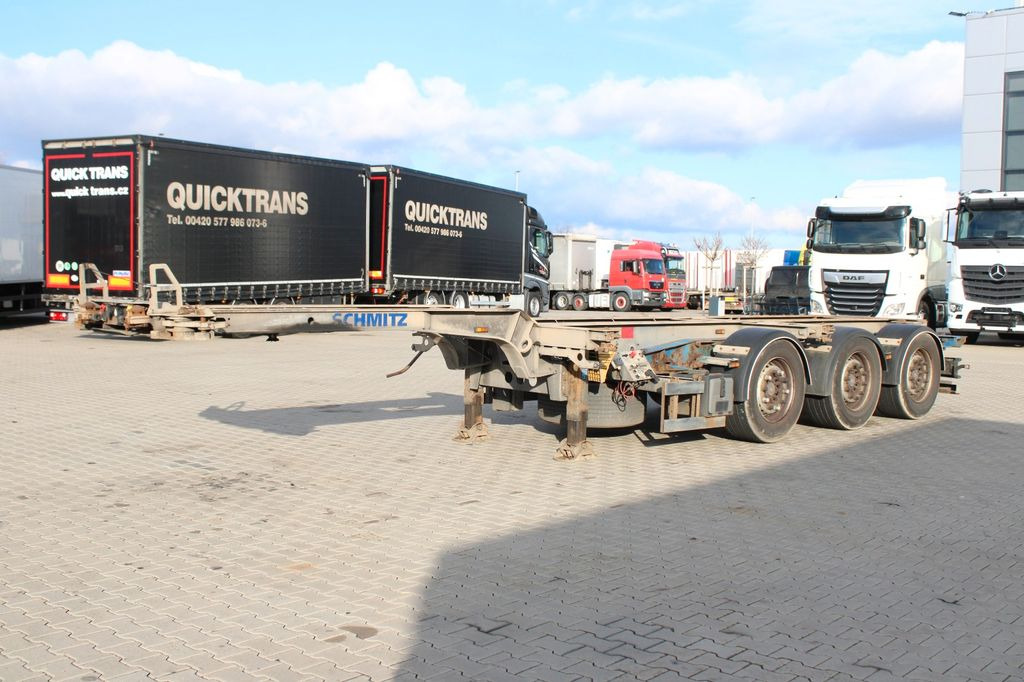 Schmitz Cargobull SCF 24, SAF, LIFTING AXLE, EXPANDABLE  - Container transporter/ Swap body semi-trailer: picture 1