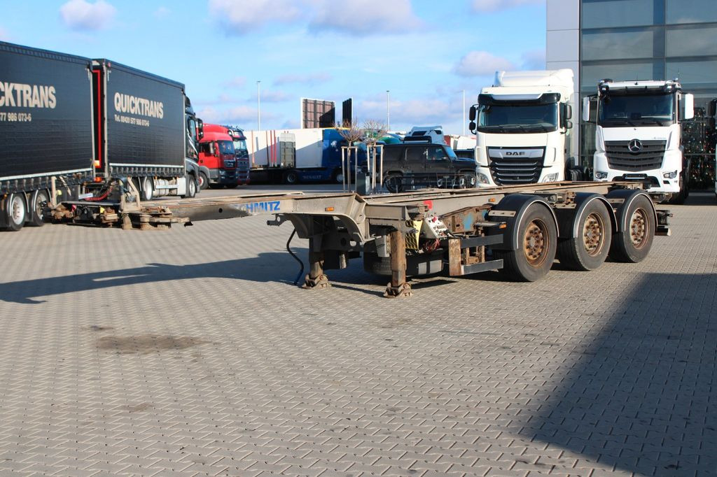 Schmitz Cargobull SCF 24, SAF, LIFTING AXLE, EXPANDABLE  - Container transporter/ Swap body semi-trailer: picture 2