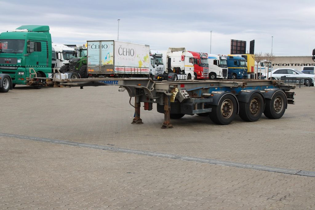 Schmitz Cargobull SCF 24, SAF, LIFTING AXLE, EXPANDING  - Container transporter/ Swap body semi-trailer: picture 2