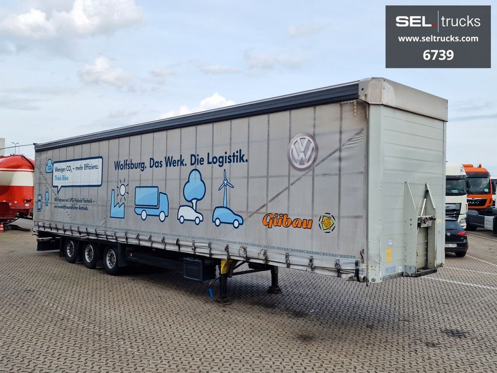 Schmitz Cargobull SCS 24/L 13.62 M B / Hubdach / Liftachse  - Curtainsider semi-trailer: picture 3