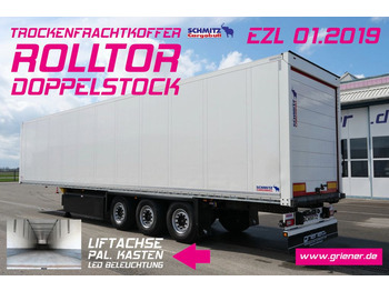Schmitz Cargobull SKO 24 / DOPPELSTOCK /ROLLTOR /LIFT / LED / TOP  - Closed box semi-trailer: picture 1
