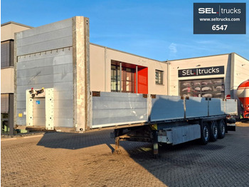 Schmitz Cargobull SRP 24/L - 13.62 E B Bau / Liftachse  - Dropside/ Flatbed semi-trailer: picture 1