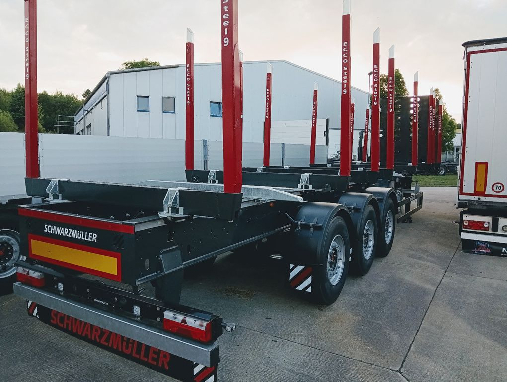 New Timber semi-trailer Schwarzmüller 3-A Rungensattel 8xRungSchemel 5800kg NEU sofort: picture 7