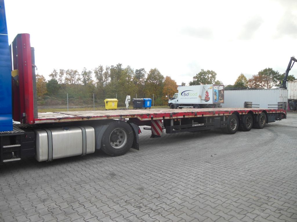 Schwarzmüller SPA 3/E, LOWDECK-MEGA-PLATTFORM-TELESKOP 6M  - Low loader semi-trailer: picture 1