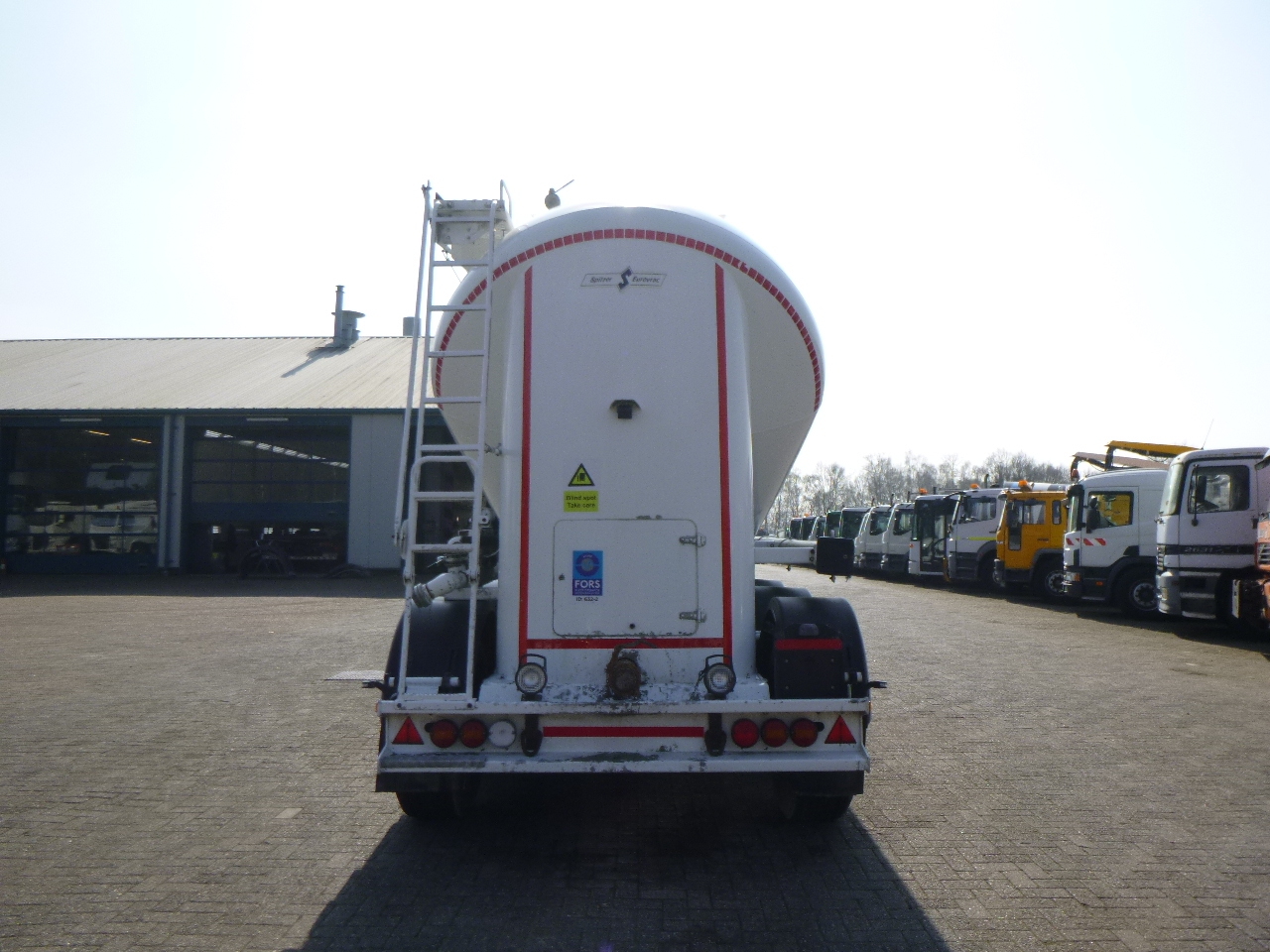 Spitzer Powder tank alu 37 m3 - Silo semi-trailer: picture 5