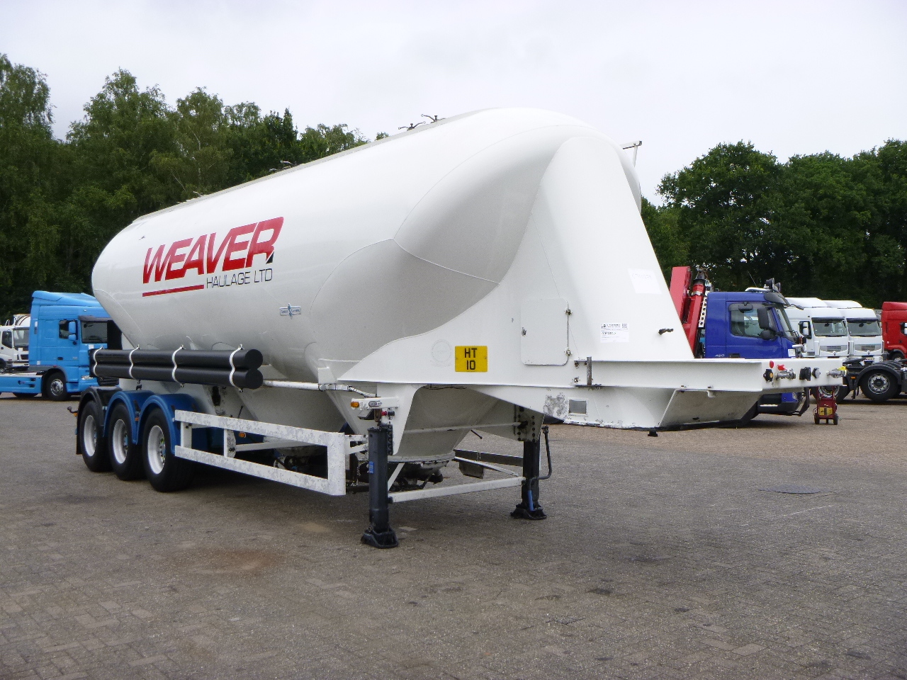 Spitzer Powder tank alu 43 m3 / 1 comp - Silo semi-trailer: picture 2