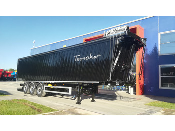 New Tipper semi-trailer for transportation of bulk materials TECNOKAR Talento Ev-1 - steel body - scrap metal - 62 m³: picture 1