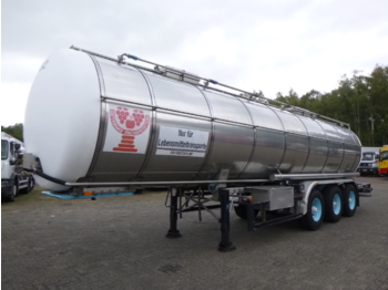 Burg Food / chemical tank inox 30.3 m3 / 1 comp - Tank semi-trailer