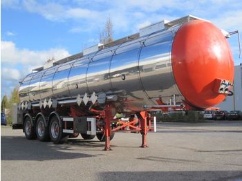 DIV. 2008, VOCOL chemicals, L4BH, 316L, 33.000 L., 3 comp. - Tank semi-trailer