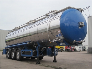 Feldbinder 32.000 l., 3 comp.+ Webasto, weight: 6.750 kg. - Tank semi-trailer
