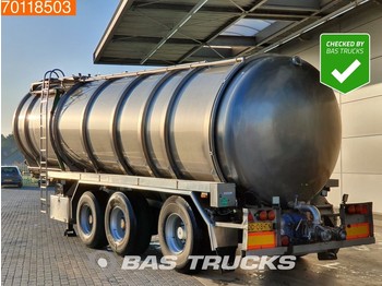 Vocol Stainless Steel 38.000 Ltr. Pump Gülle Mest Wasser - Tank semi-trailer