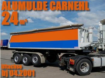 Carnehl CSKK /A 24 m³ ALUMULDE LIFTACHSE verstk. BODEN - Tipper semi-trailer