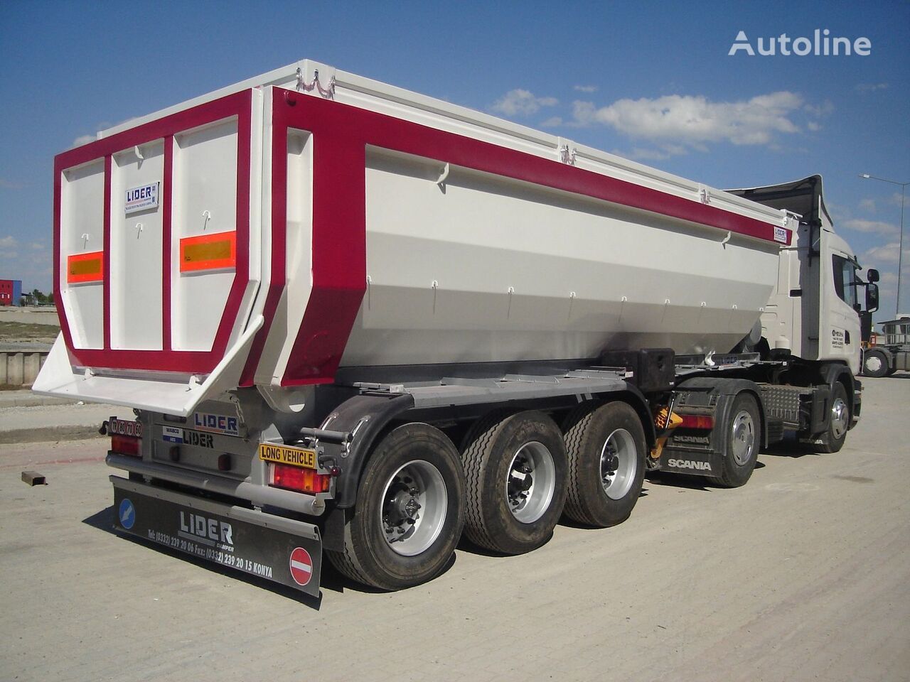 Tipper semi-trailer LIDER 2022 NEW READY IN STOCKS DIRECTLY FROM MANUFACTURER COMPANY: picture 8