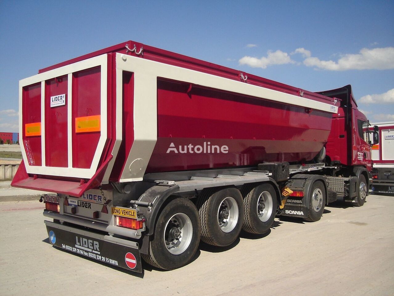 Tipper semi-trailer LIDER 2022 NEW READY IN STOCKS DIRECTLY FROM MANUFACTURER COMPANY: picture 10