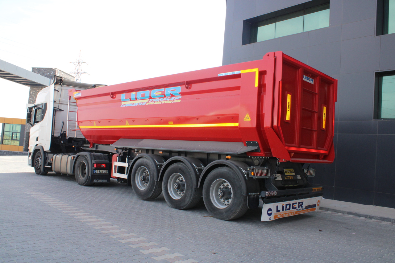 Tipper semi-trailer LIDER 2023 NEW READY IN STOCKS DIRECTLY FROM MANUFACTURER COMPANY AVAILABLE: picture 23