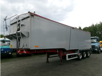 Wilcox Tipper trailer alu 52 m3 + tarpaulin - tipper semi-trailer