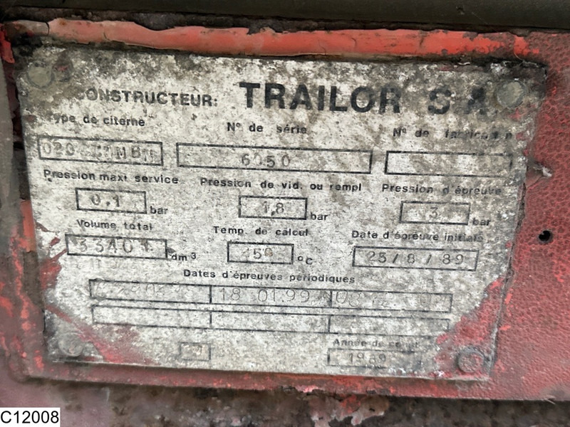 Trailor Bitum 33401 Liter, 1 Compartment - Tank semi-trailer: picture 3