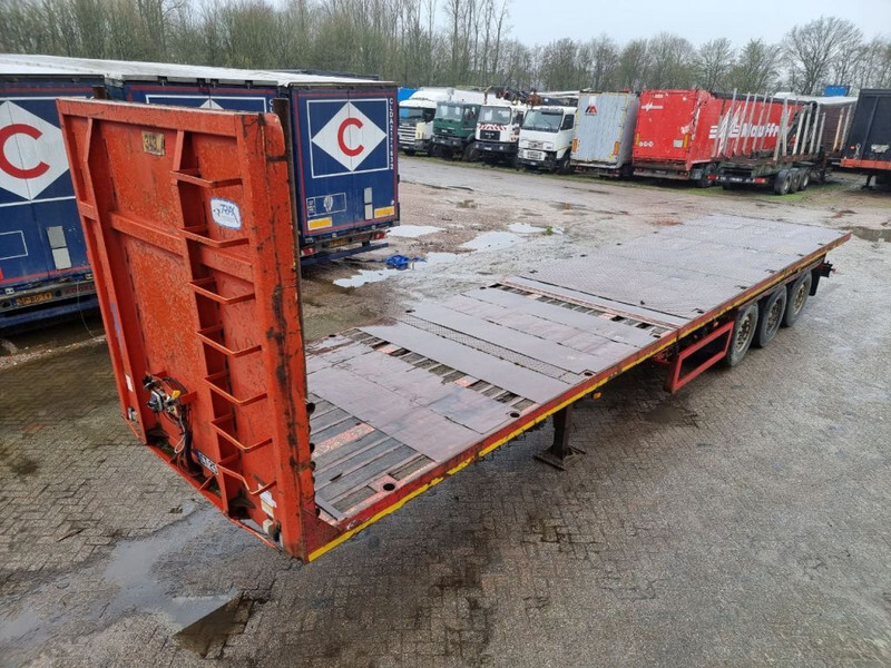 Trax 19 Meter Extendable 1x Lifting Axle - Dropside/ Flatbed semi-trailer: picture 2