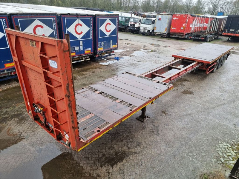 Trax 19 Meter Extendable 1x Lifting Axle - Dropside/ Flatbed semi-trailer: picture 1
