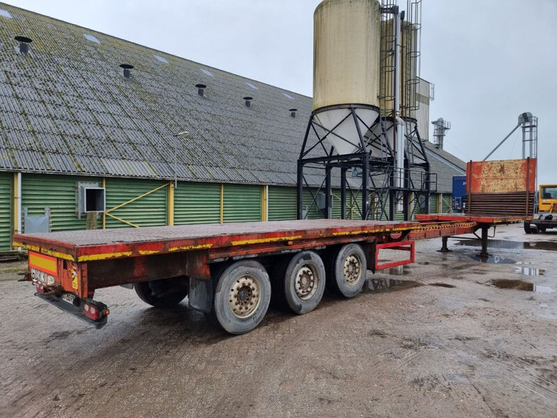 Trax 19 Meter Extendable 1x Lifting Axle - Dropside/ Flatbed semi-trailer: picture 5