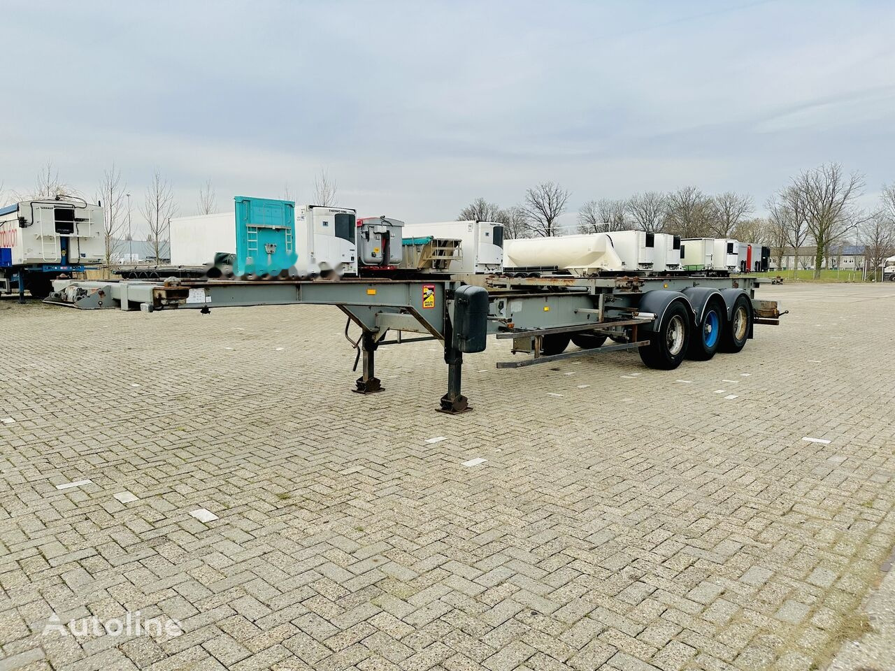 Trouillet ADR Container chassis 20+30+40ft - Extanded - Container transporter/ Swap body semi-trailer: picture 4