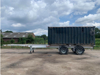 Van Hool 20ft container + 10000L diesel tank and pump, mobi - Tank semi-trailer: picture 1