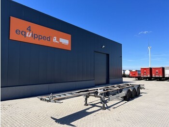 Container transporter/ Swap body semi-trailer Van Hool 45FT HC, SAF INTRADISC, empty weight: 3.700kg, NL-chassis, APK: 08/2022, 2x available: picture 1