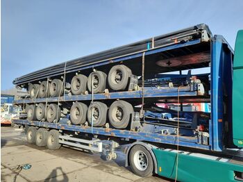 Curtainsider semi-trailer Vanhool STACK OF 5 PIECES: 3 AXLE - BPW - YEAR 2009: picture 1