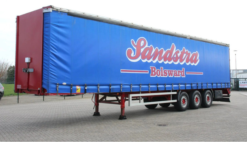 Vogelzang 3 assige trailer EMPTY WEIGHT 5.700 KG A.P.K. / T.U.V. 28 - 02 2025 - Curtainsider semi-trailer: picture 3