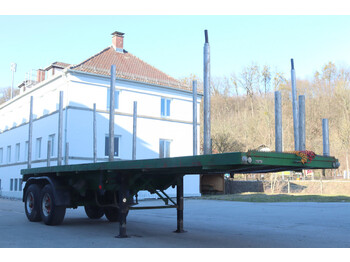 Timber semi-trailer for transportation of timber Wackenhut  SAH18 Rungen: picture 1