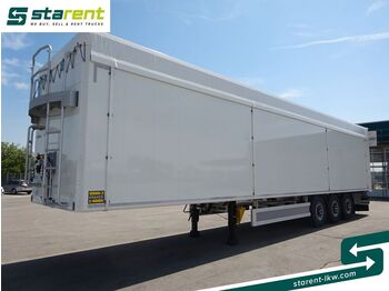 Walking floor semi-trailer Kraker CF-Z 200ZL, 92m³, 10mm Boden, BPW, Zurrösen