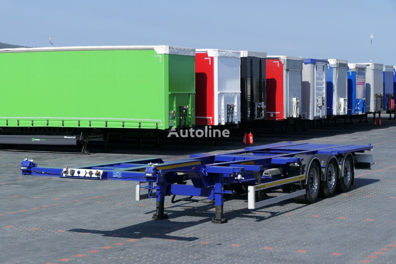 Wielton CHASISS / FOR CONTAINERS / LIFTED AXLE / SAF / - Container transporter/ Swap body semi-trailer: picture 1