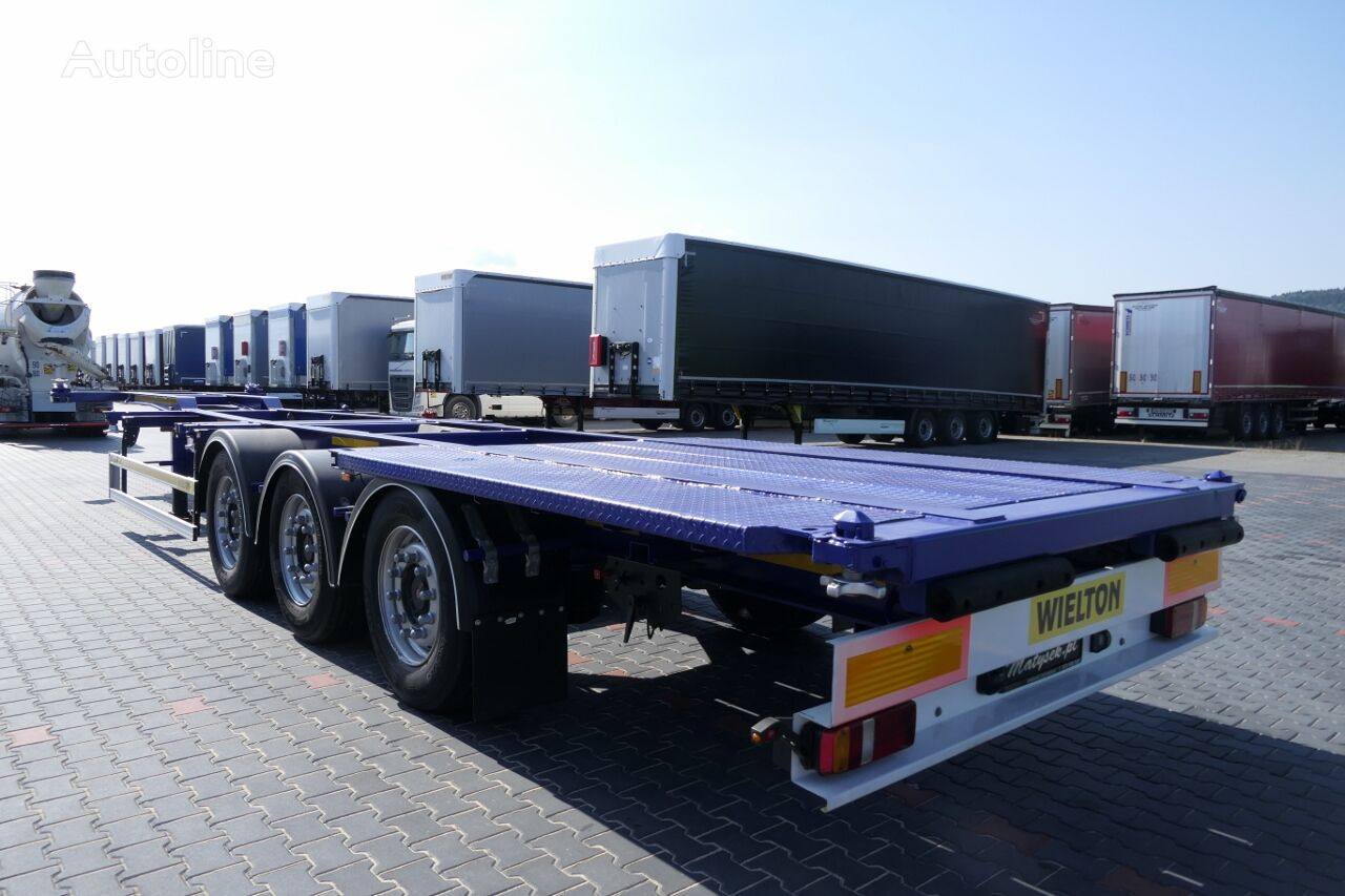 Wielton CHASISS / FOR CONTAINERS / LIFTED AXLE / SAF / - Container transporter/ Swap body semi-trailer: picture 5