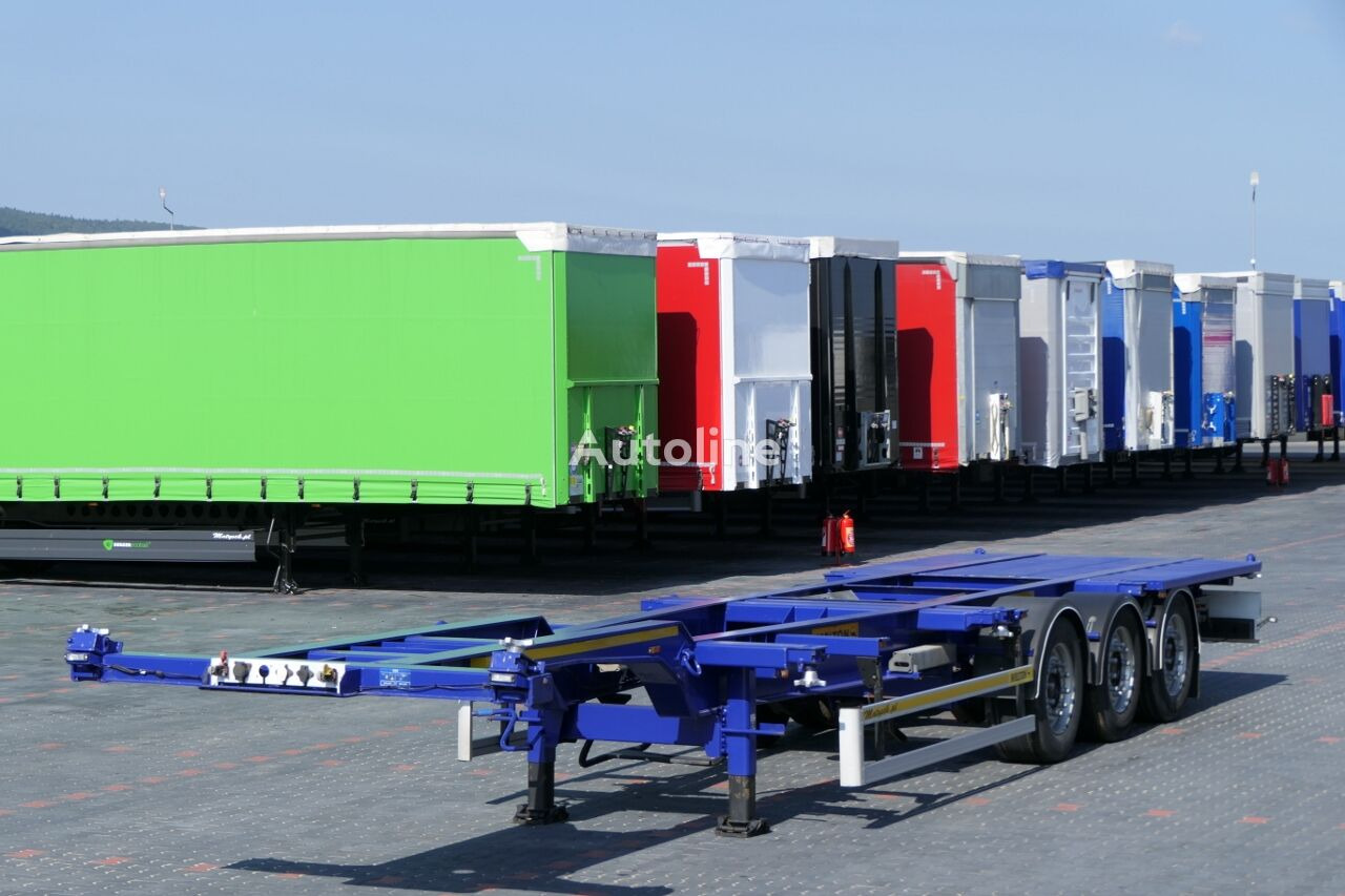 Wielton CHASISS / FOR CONTAINERS / LIFTED AXLE / SAF / - Container transporter/ Swap body semi-trailer: picture 2