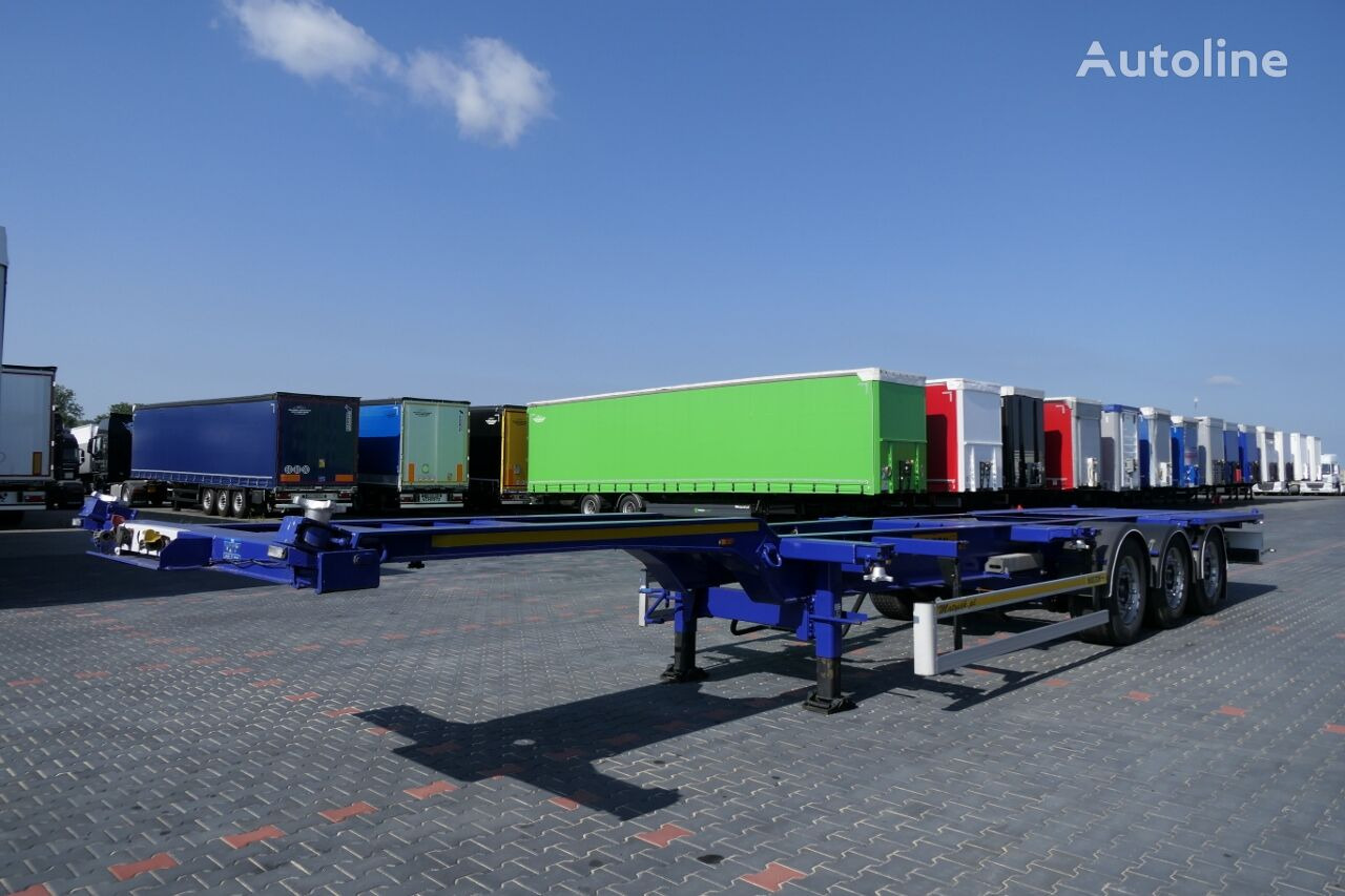 Wielton CHASISS / FOR CONTAINERS / LIFTED AXLE / SAF / - Container transporter/ Swap body semi-trailer: picture 4
