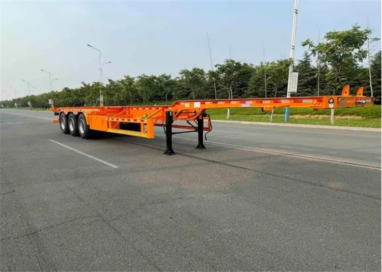 XCMG Official 20ft 40ft Skeleton Container Chassis Semi Trailer - Container transporter/ Swap body semi-trailer: picture 1