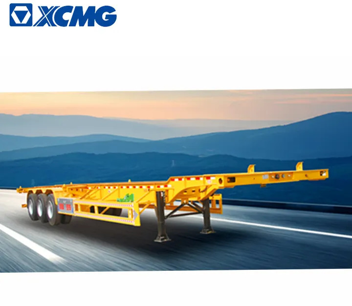 XCMG Official 20ft 40ft Skeleton Container Chassis Semi Trailer - Container transporter/ Swap body semi-trailer: picture 2