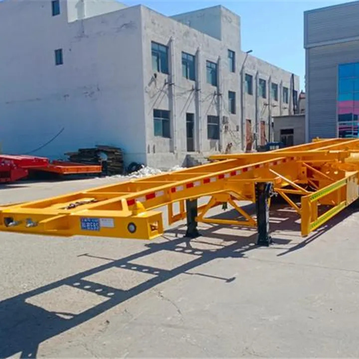 XCMG Official 20ft 40ft Skeleton Container Chassis Semi Trailer - Container transporter/ Swap body semi-trailer: picture 5