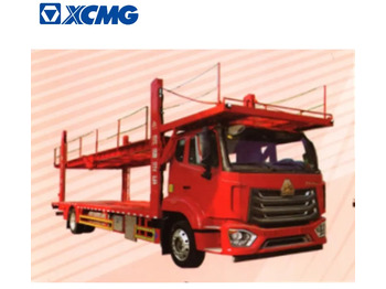 XCMG Official Manufacturer Flat Bed Container Car Transport Semi Truck Trailer - Autotransporter semi-trailer: picture 1