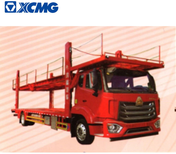 XCMG Official Manufacturer Flat Bed Container Car Transport Semi Truck Trailer - Autotransporter semi-trailer: picture 1