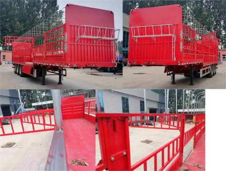 XCMG Official XLYZ9400CCYE  Fence Cargo Semi Trailer - Dropside/ Flatbed semi-trailer: picture 5